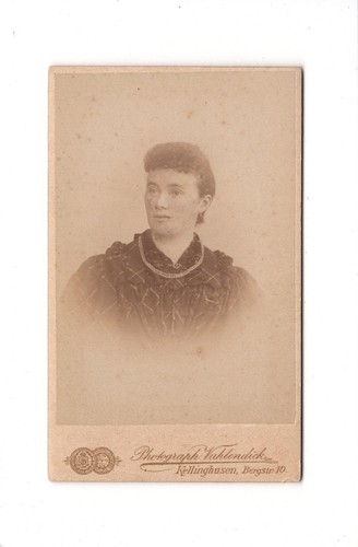 Cdv foto damenportrait - cdv,
