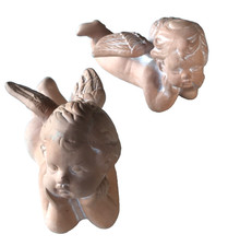 Antik Shabby 1 Paar große