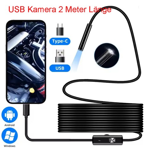 Usb type c endoskop - 2m,