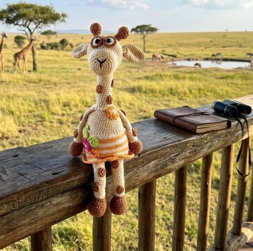 Giraffe lotti handarbeit - giraffe,