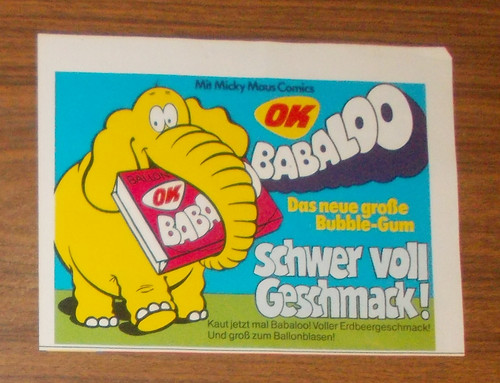 Seltene werbung babaloo - werbung, ok