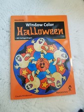 Window Color, Halloween Wiedenroth, Claudia Heft Vorlagen Basteln Malen Augustus