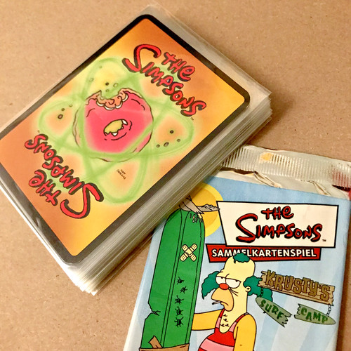 Simpsons sammelkartenspiel - simpsons,