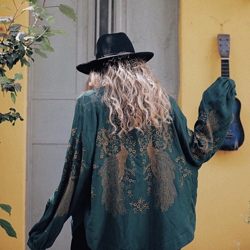 Zara oversize kimono boho - oversize,
