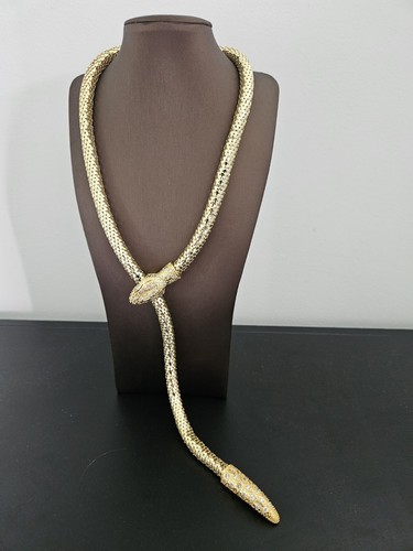 Halskette collier schlange - schlange, ca