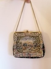 VINTAGE BESTICKTE HANDTASCHE