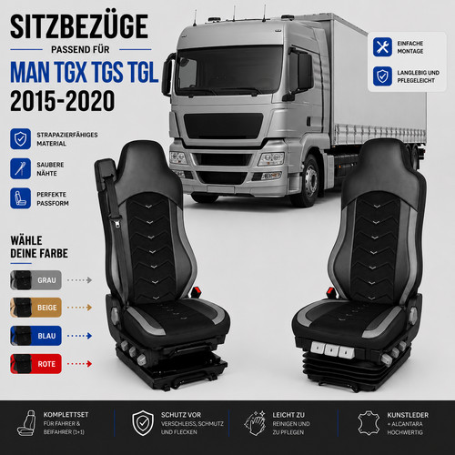 Lkw sitzbezüge leder - lkw,