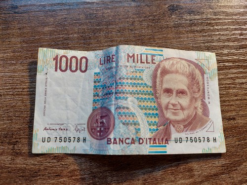 1000 lire italien - x,