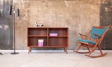 60er Vintage Teak Standregal Sideboard Kommode Mid-Century 60s Shelf Cabinet