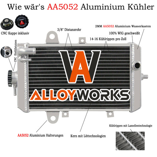 Reihig atv kühler - kühler, für