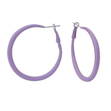 bunt lackierte Creolen Damen