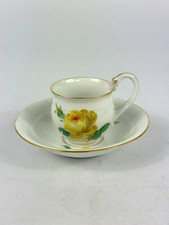 Antike meissen tasse - antike, gelbe