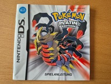 Nintendo DS Anleitung OHNE Spiel Pokemon Platin Edition - NUR die Anleitung