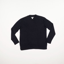 H&M CASHMERE Damen Pullover Gr. S schwarz Rundhals Langarm Pulli Kaschmir