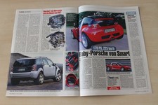Auto Bild 30/2003 Smart Roadster Brabus V6 mit 170PS in einer seltenen Vorstellu