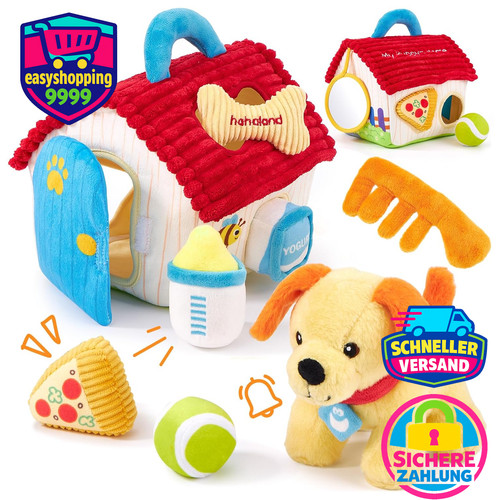 Plüschhund baby spielzeug set - spielzeug,