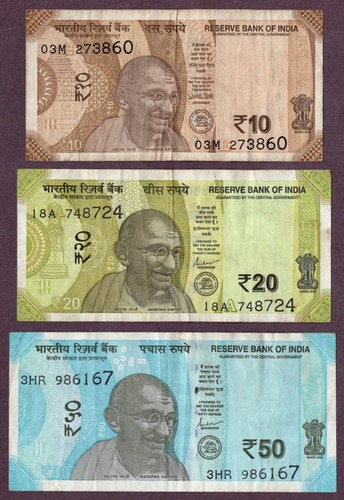 Indien set 50 - set, 10-20-50