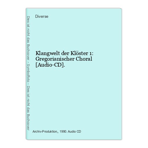 Klangwelt der klöster - klöster, 1