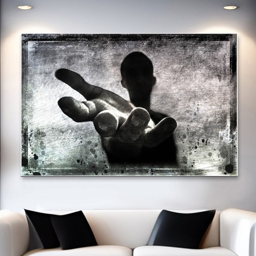 Leinwand bild schatten - leinwand,
