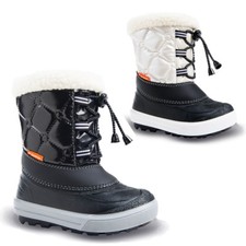 DEMAR Kinder Winterstiefel Winterschuhe mit WOLLE Schneestiefel Snowboots FURRY