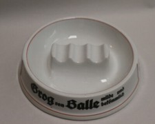 vintage Porzellan Werbeascher