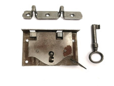 Truhenschloss Möbelschloss Antik Dornmaß 27 mm