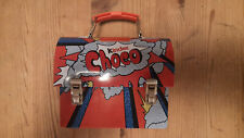 KINDER Choco Tragebox aus Metall, bedruckt, Schatzkiste mit Geldschlitz