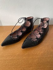Extravagante Schnürschuh von Pretty Ballerinas, Schwarz, Gr. 39.5, Höhe 10.5 cm