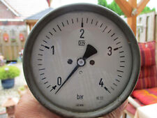 Manometer Wasser Druckluftmanometer mit Glyzerin 100mm 1/2" 0-4 bar  top