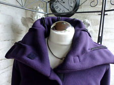 3397 Boris Industries Fleecejacke Lila, Größe: L/XL, FARBIGE NÄHTE