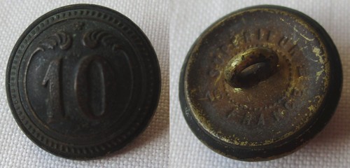 Uniformknopf regiment - 10.,