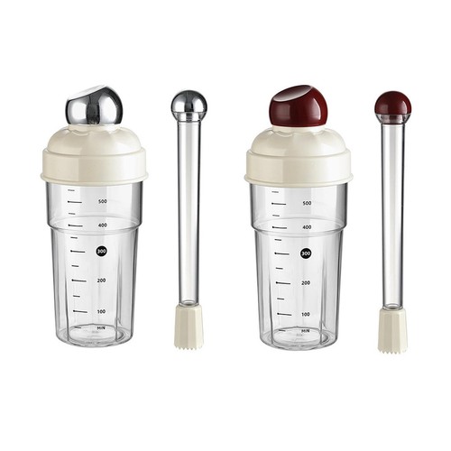 Cocktail shaker mit muddler - cocktail,