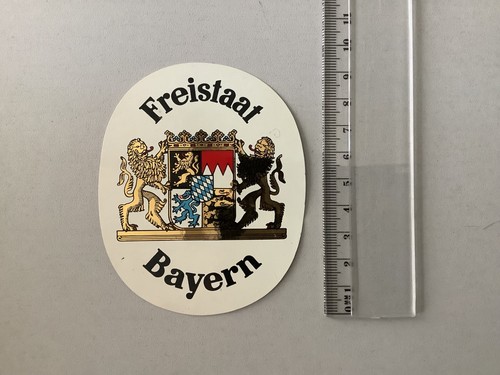 Souvenir aufkleber freistaat - aufkleber,