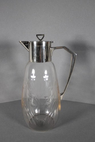 Art deco kristall - deco, karaffe/krug