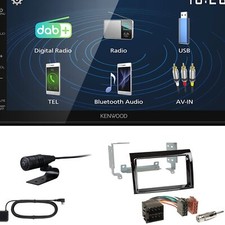 Kenwood 2DIN DAB+ Autoradio für Fiat Ducato ab 2006 piano black