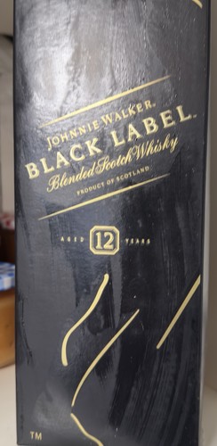 Johnnie walker black label - label, 12