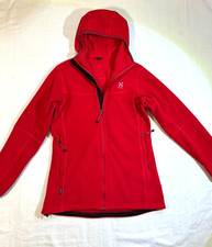HAGLÖFS Damenjacke,Freizeitjacke,Fleece Jacke.Rot. Gr.M.Geb.Top Zustand.LP:69€.