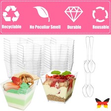 50Pcs Mini Desserttasse