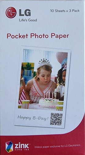 Pocket fotodrucker papier - lg,