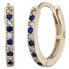 Creolen ohrringe 333 gelbgold - creolen,