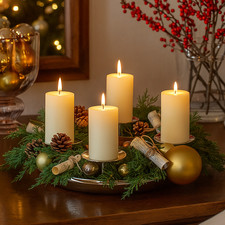 Luxuriöser Lambert SATURNIA Festkranz – großes Modell Ø 50cm