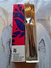 WMF  3700  unbenutzte Tafelgabeln 6 Stück 90 versilbert 