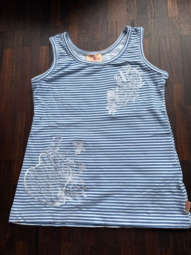 Pezzo oro top - d'oro, blau