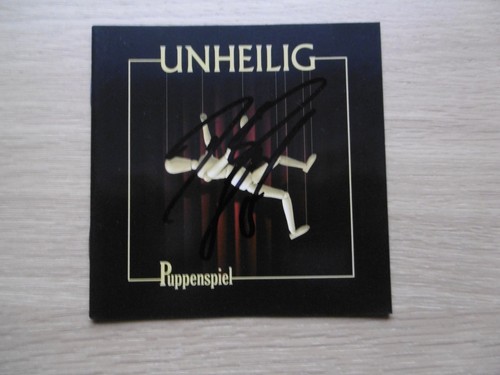 Unheilig autogramm signed - autogramm, cd