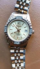 Elgin Diamant Quarz Damen Gold