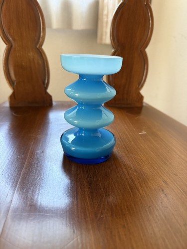 Opalglas vase hellblau - opalglas,