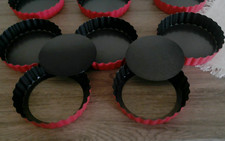 8 Tortelett-Backformen in rot