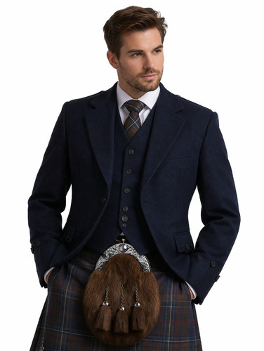 Herren schottische marineblaue