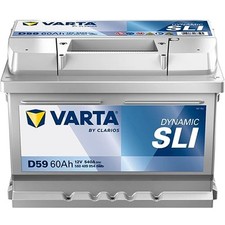 VARTA Dynamic SLI ­D59 Starterbatterie 12V 60Ah 540A/EN B13 Batterie