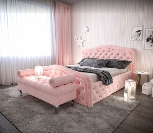 Diva samt polsterbett - samt,